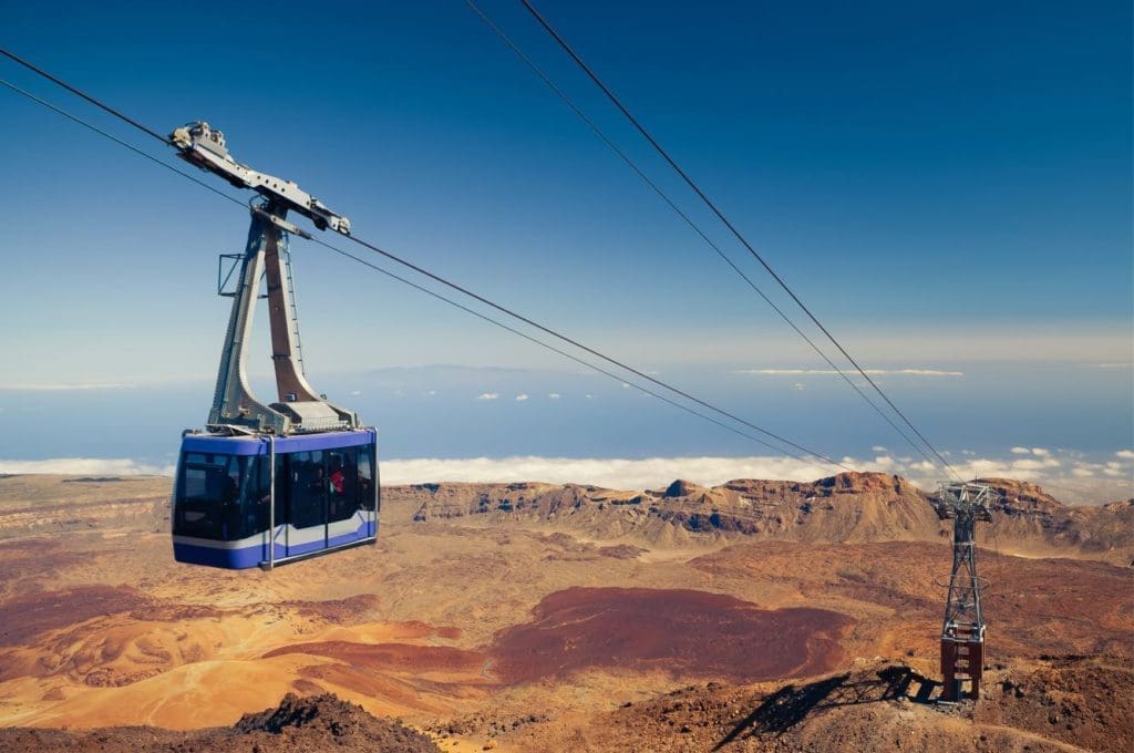 El Teide kabelbaan Indrukwekkend Tenerife
