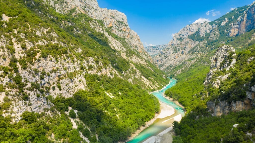 Uitzicht op de Gorges du Verdon