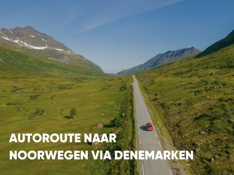 Route naar Noorwegen via Denemarken